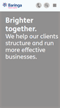 Mobile Screenshot of baringa.com